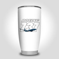 Thumbnail for Super Boeing 737+Text Designed Tumbler Travel Mugs