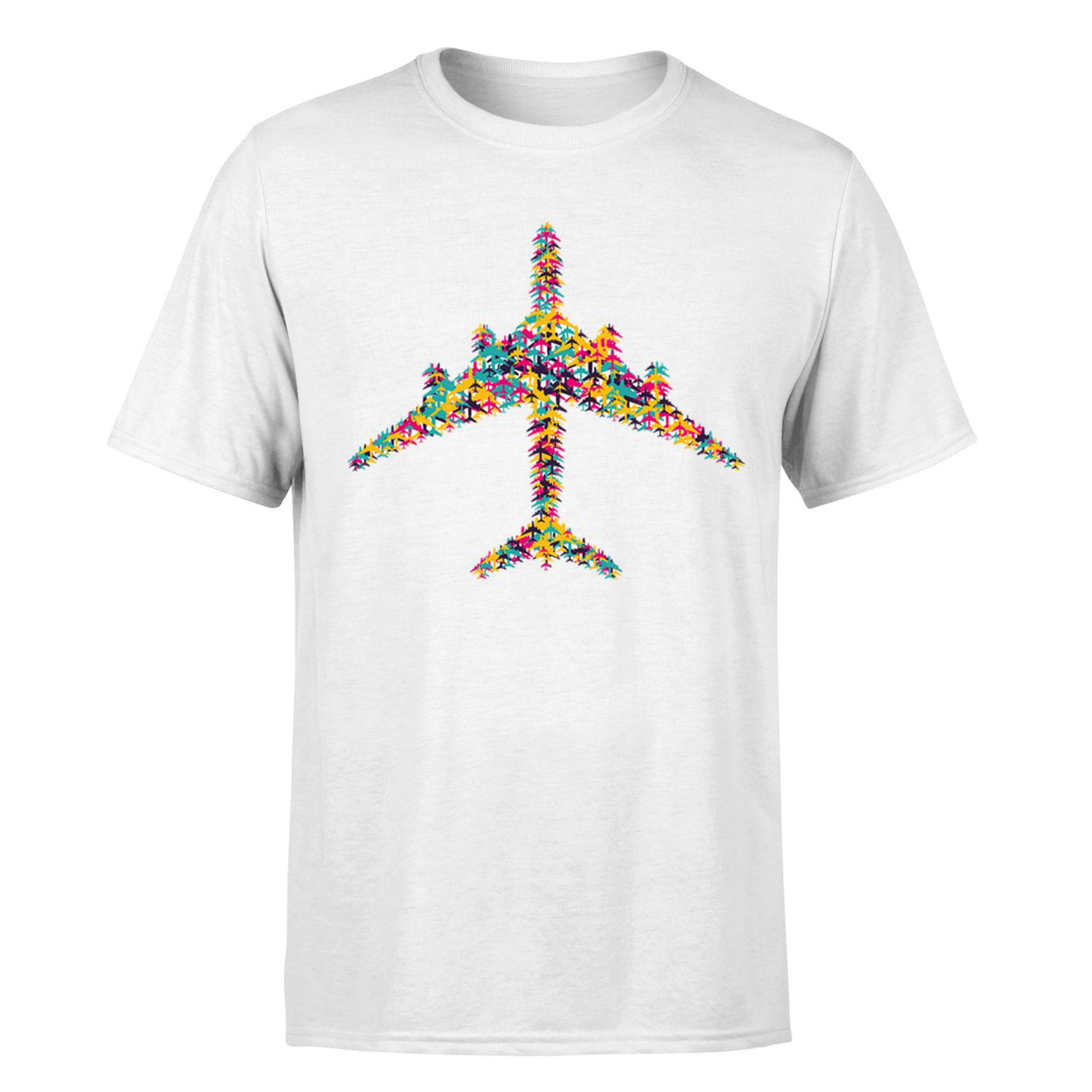 Colourful Airplane Designed T-Shirts