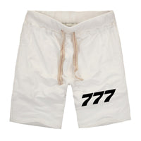 Thumbnail for 777 Flat Text Designed Cotton Shorts