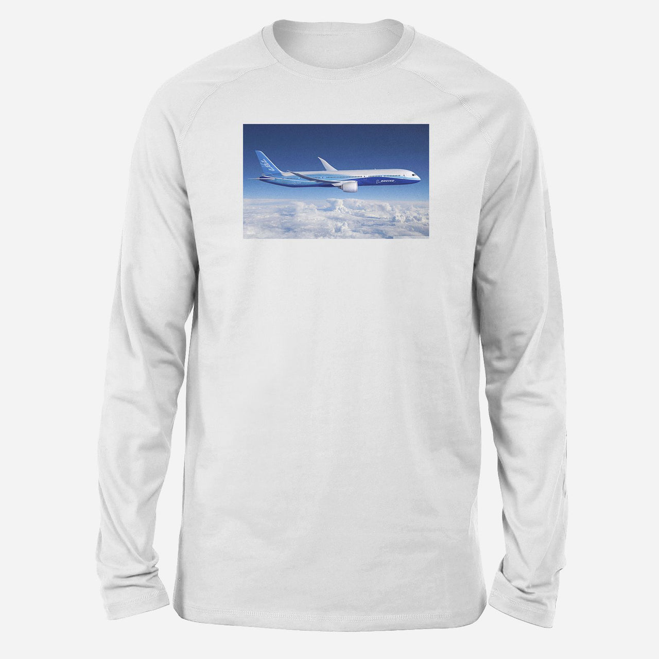 Boeing 787 Dreamliner Designed Long-Sleeve T-Shirts