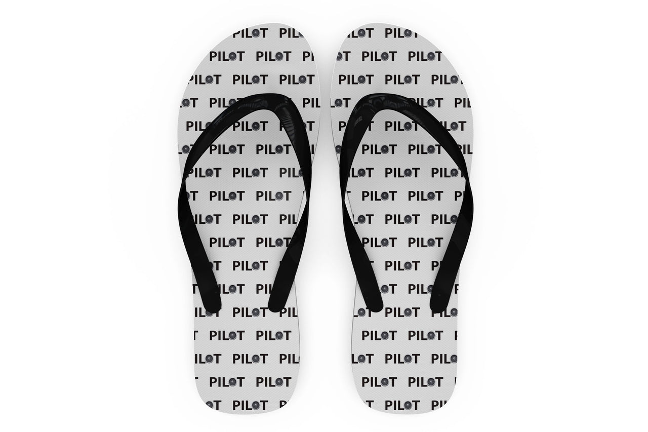 Pilot & Jet Engine Designed Slippers (Flip Flops)