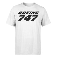 Thumbnail for Boeing 747 & Text Designed T-Shirts