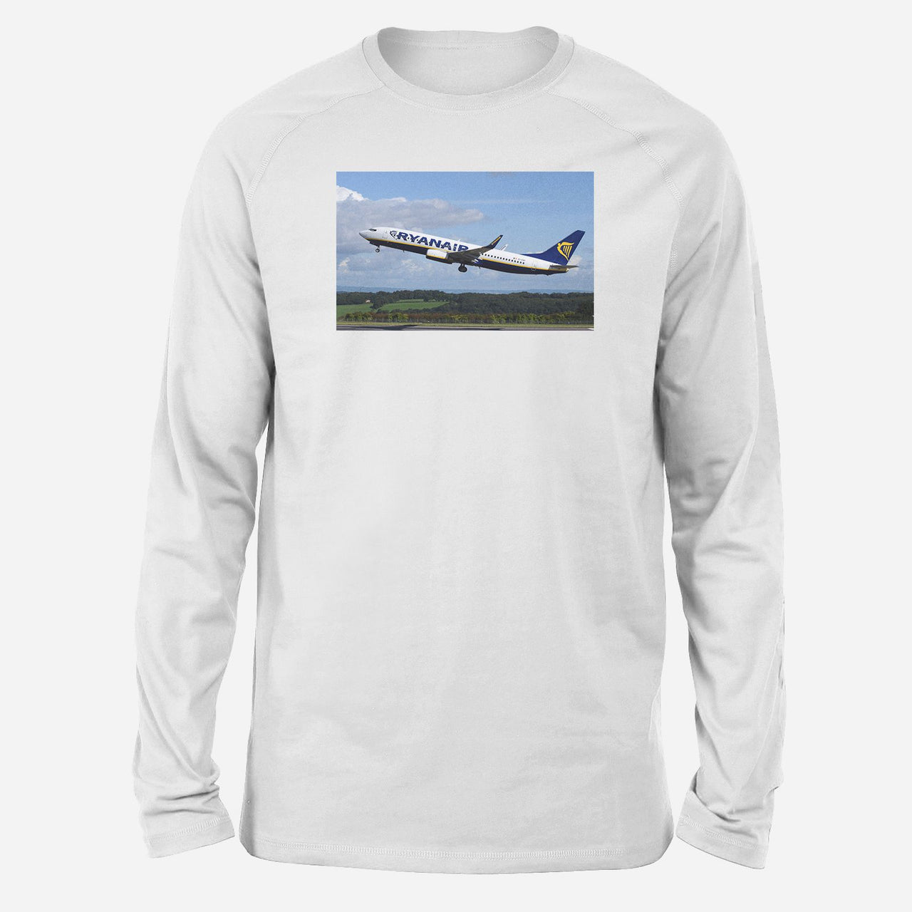 Departing Ryanair's Boeing 737 Designed Long-Sleeve T-Shirts