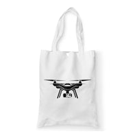 Thumbnail for Drone Silhouette Designed Tote Bags