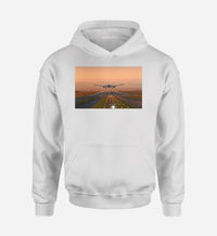 Thumbnail for Super Cool Landing During Sunset Designed Hoodies