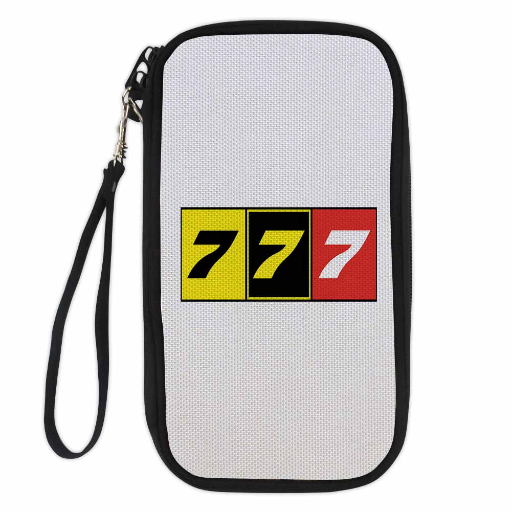 Flat Colourful 777 Designed Travel Cases & Wallets