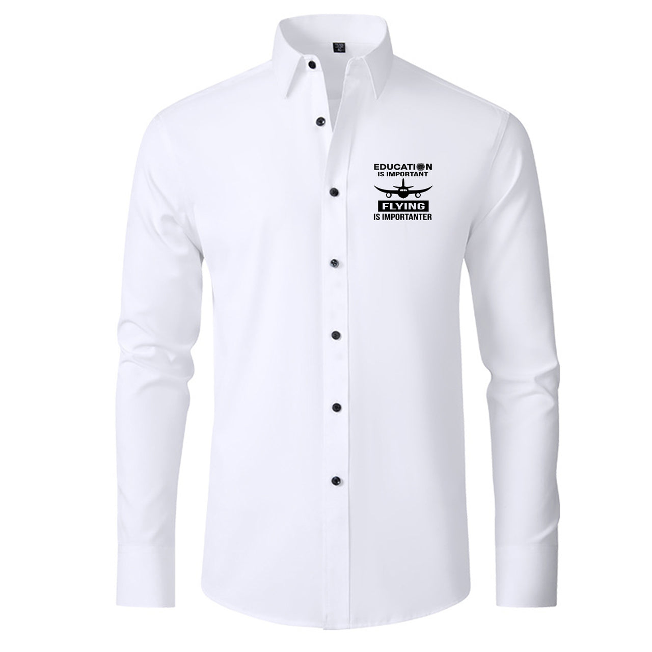 Flying is Importanter Designed Long Sleeve Shirts