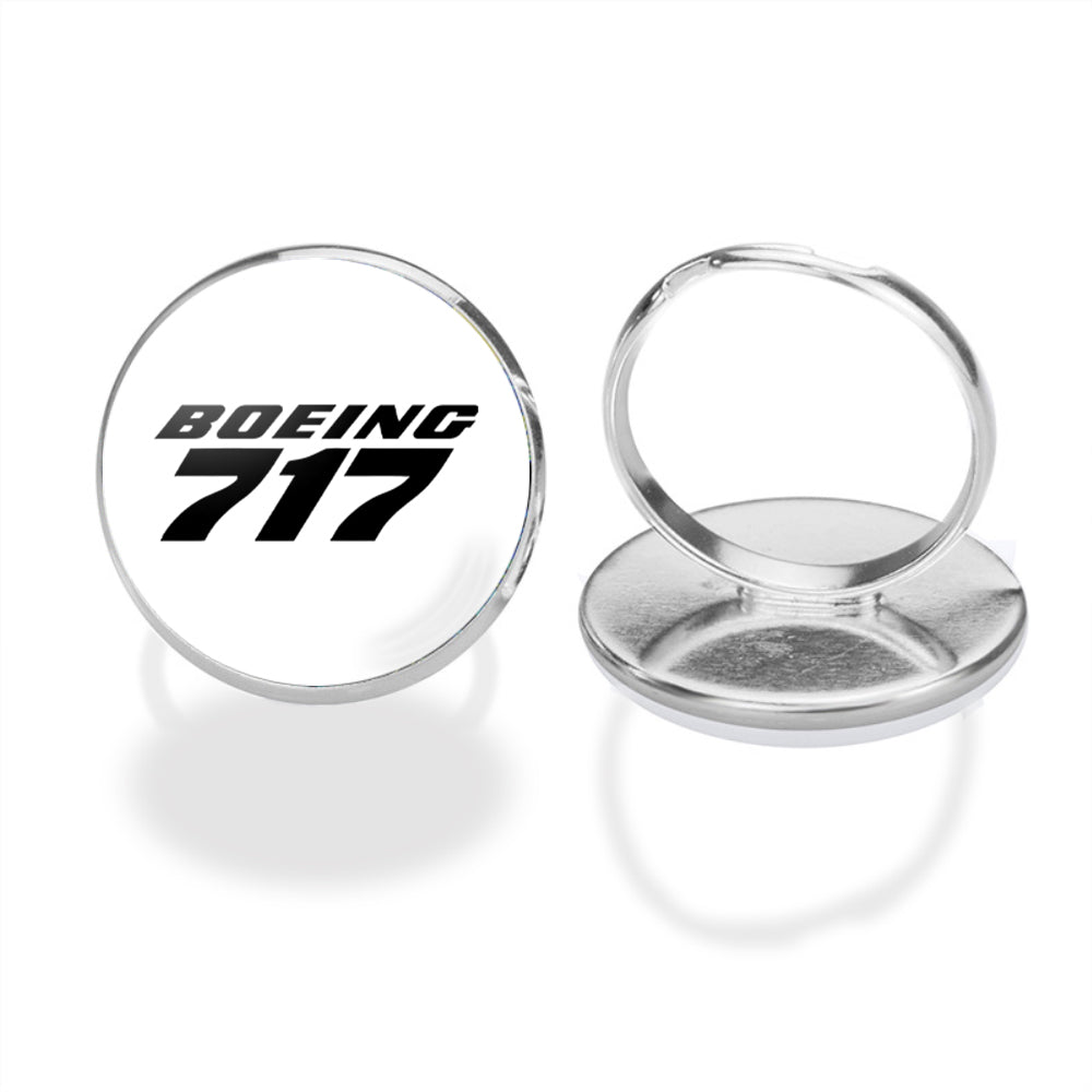 Boeing 717 & Text Designed Rings