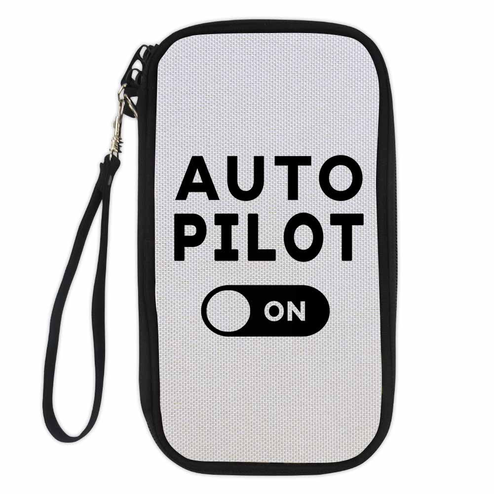 Auto Pilot ON Designed Travel Cases & Wallets