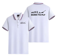 Thumbnail for Born To Fly Glider Designed Stylish Polo T-Shirts (Double-Side)