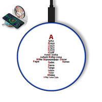 Thumbnail for Airplane Shape Aviation Alphabet Designed Wireless Chargers