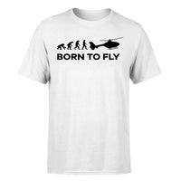 Thumbnail for Born To Fly Helicopter Designed T-Shirts