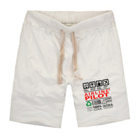 Thumbnail for Airline Pilot Label Designed Cotton Shorts