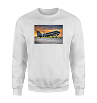Thumbnail for Old Airplane Parked During Sunset Designed Sweatshirts