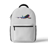 Thumbnail for Multicolor Airplane Designed 3D Backpacks
