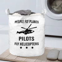 Thumbnail for People Fly Planes Pilots Fly Helicopters Designed Laundry Baskets
