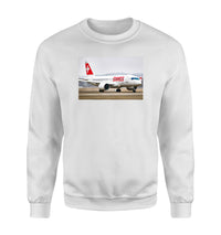 Thumbnail for Swiss Airlines Bombardier CS100 Designed Sweatshirts