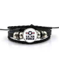 Thumbnail for US Air Force Designed Leather Bracelets