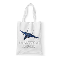 Thumbnail for The Sukhoi SU-35 Designed Tote Bags