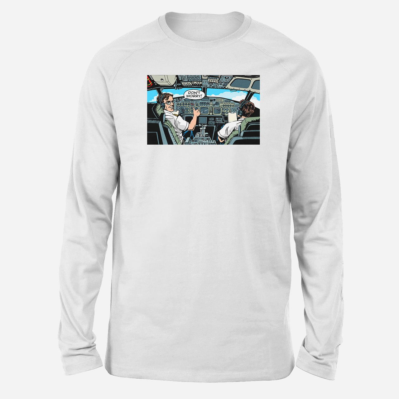 Don't Worry Thumb Up Captain Designed Long-Sleeve T-Shirts