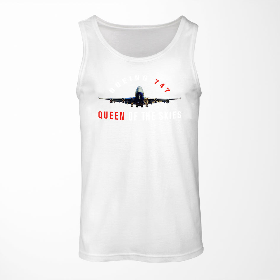 Boeing 747 Queen of the Skies Designed Tank Tops