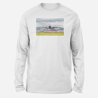 Thumbnail for Departing Boeing 737 Designed Long-Sleeve T-Shirts