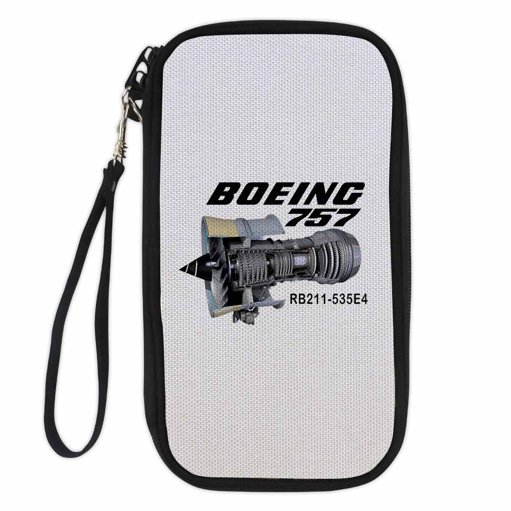 Boeing 757 & Rolls Royce Engine (RB211) Designed Travel Cases & Wallets