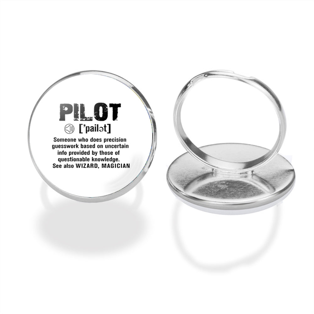 Pilot [Noun] Designed Rings