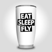 Thumbnail for Eat Sleep Fly Designed Tumbler Travel Mugs