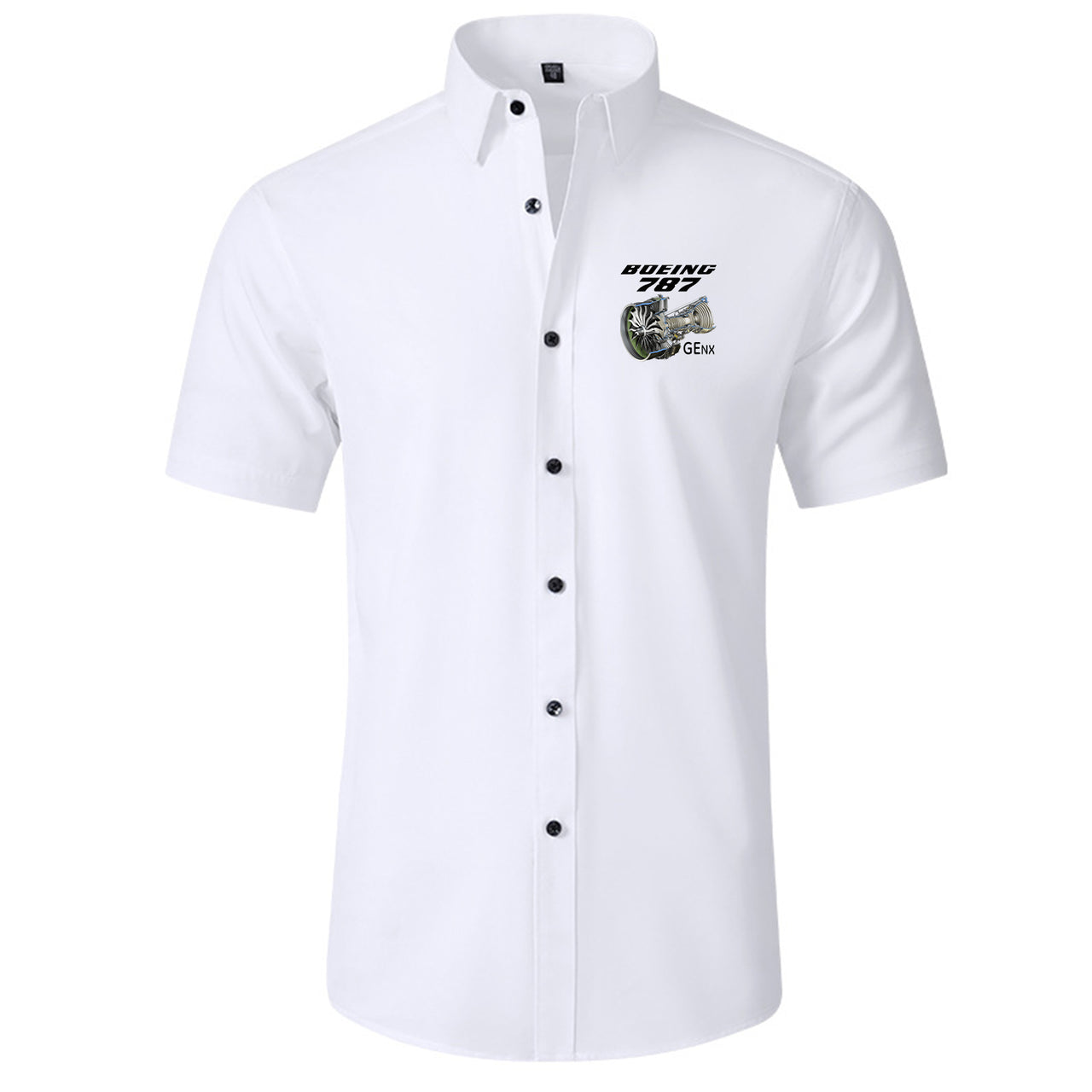 Boeing 787 & GENX Engine Designed Short Sleeve Shirts