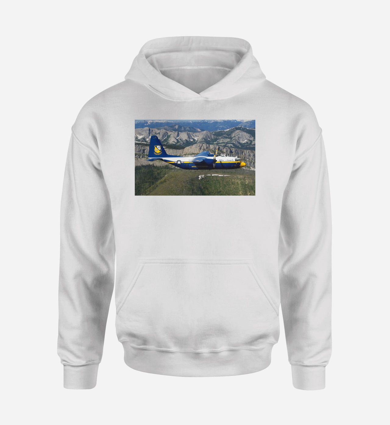 Amazing View with Blue Angels Aircraft Designed Hoodies