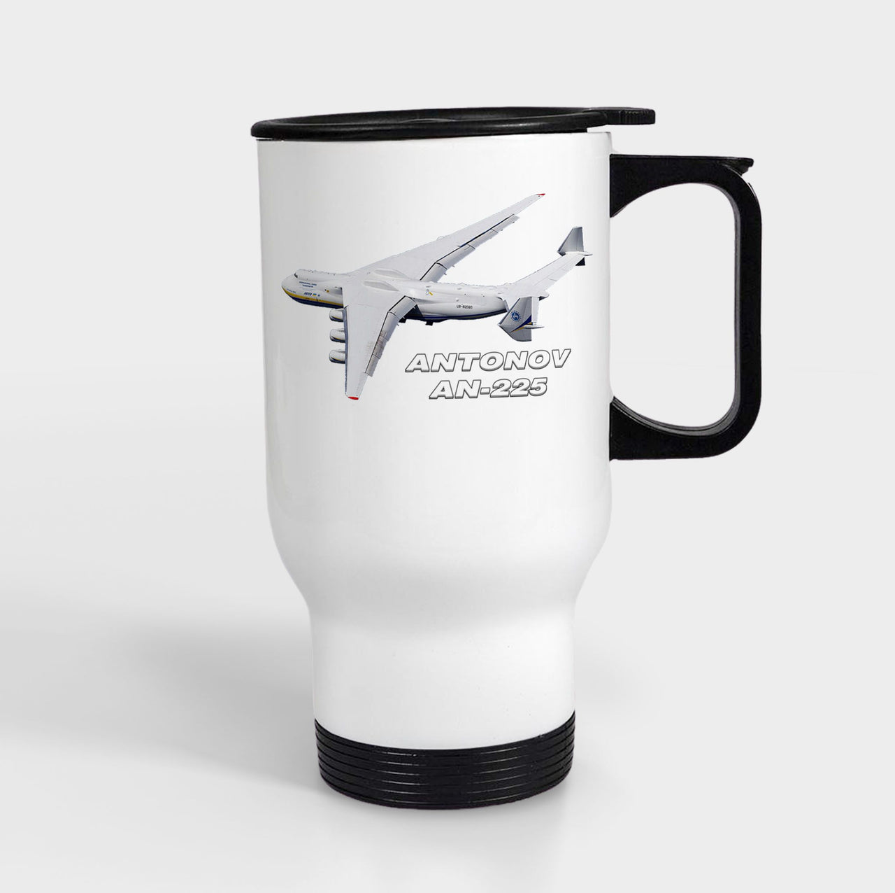 Antonov AN-225 (10) Designed Travel Mugs (With Holder)