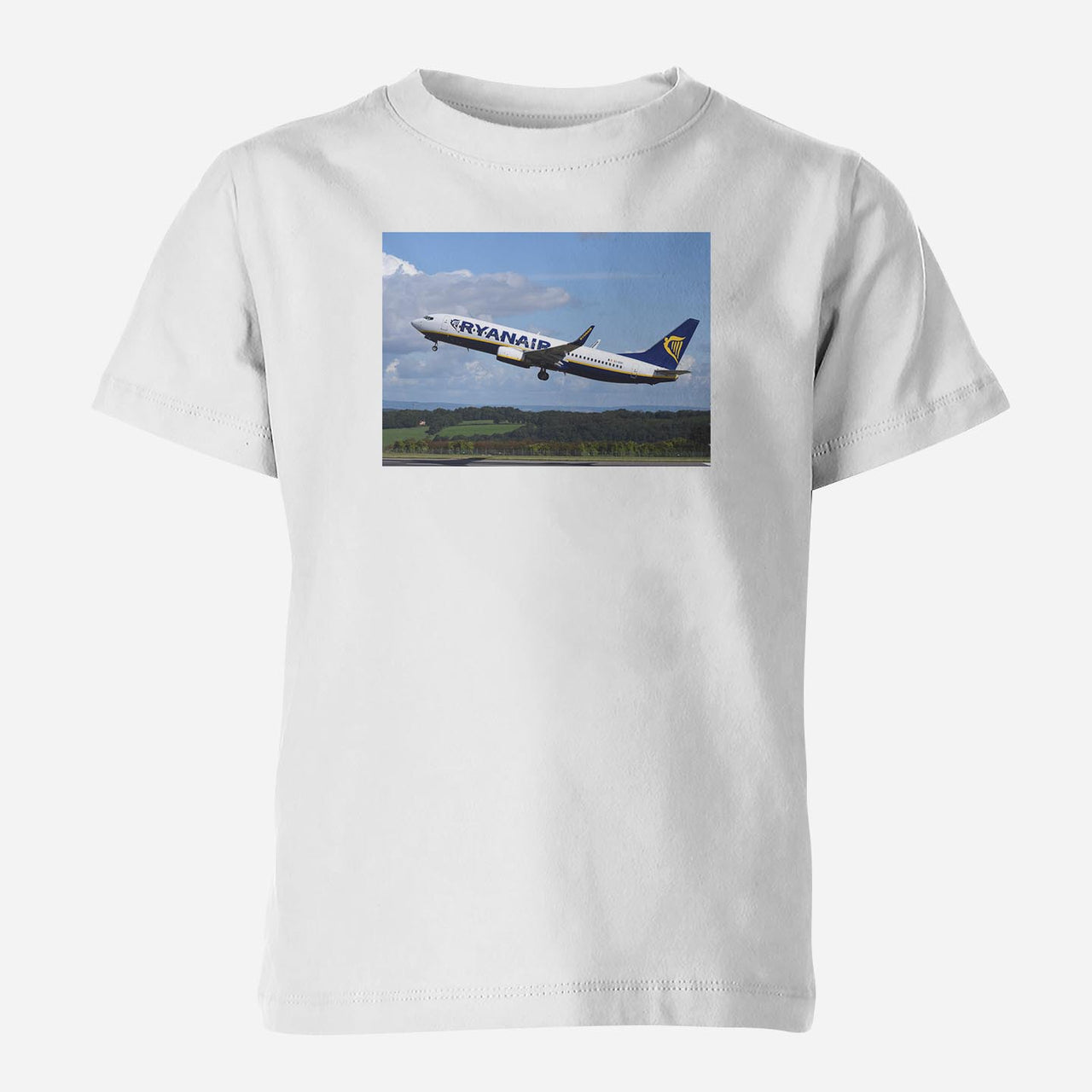 Departing Ryanair's Boeing 737 Designed Children T-Shirts