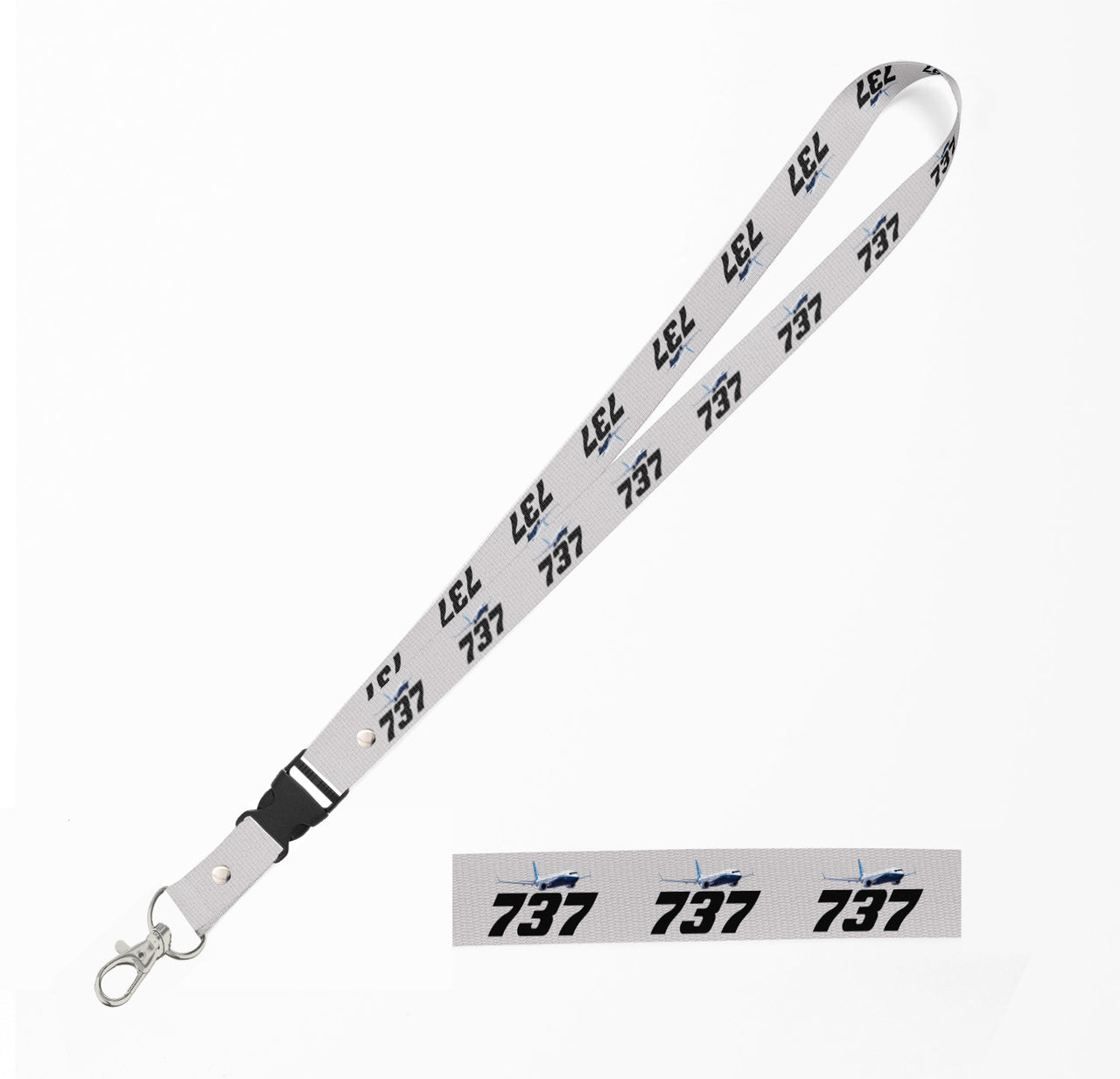 Super Boeing 737-800 Designed Detachable Lanyard & ID Holders