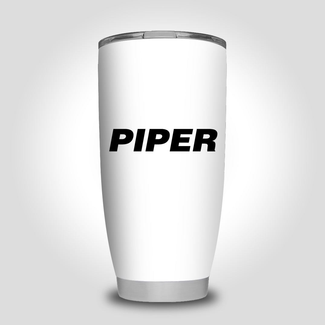 Piper & Text Designed Tumbler Travel Mugs