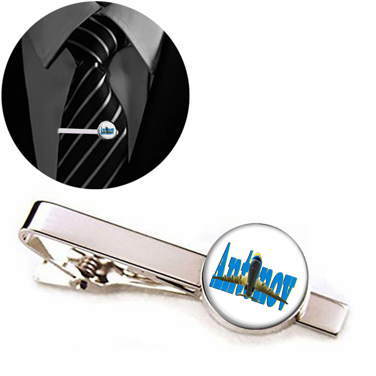 Antonov AN-225 (24) Designed Tie Clips