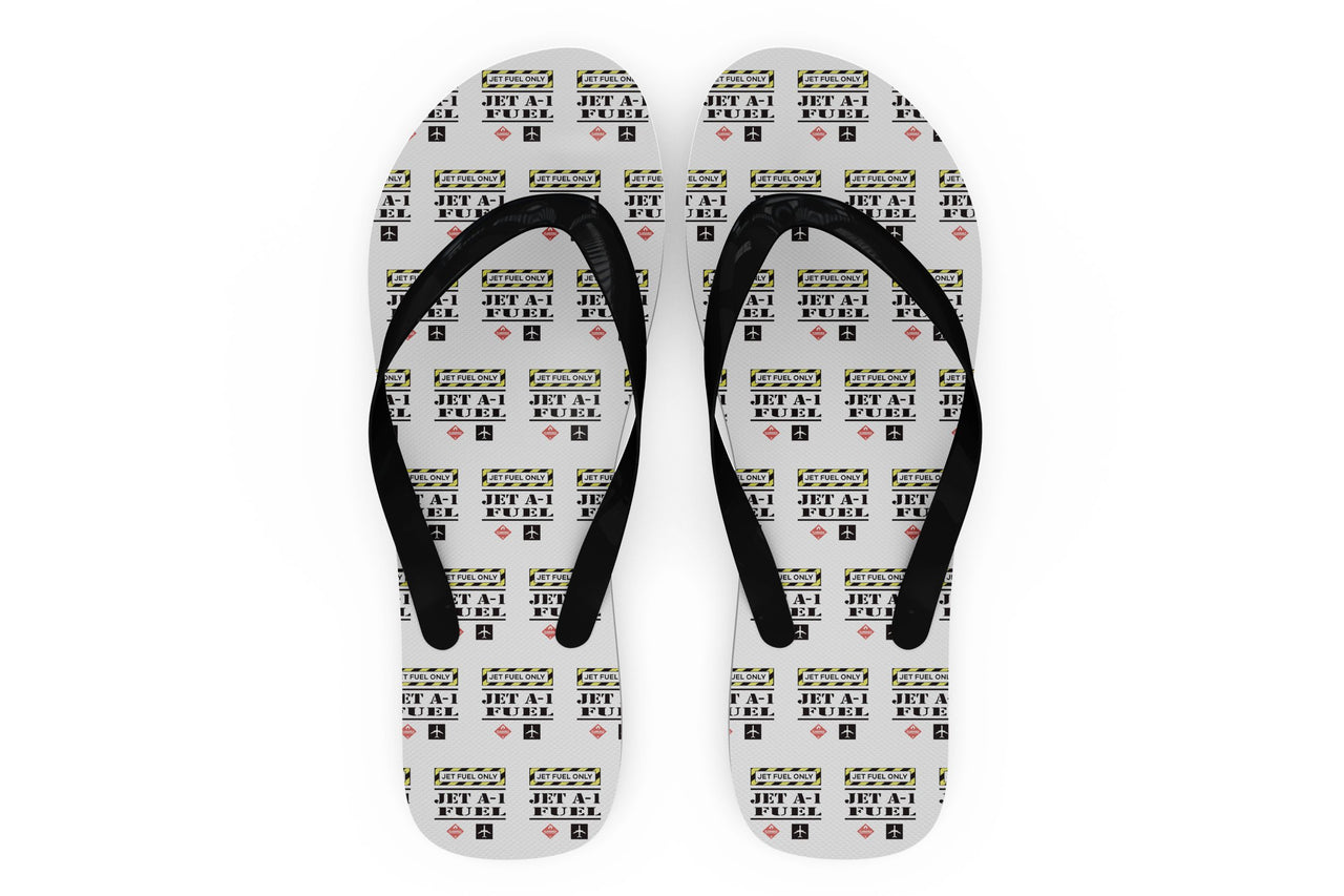 Jet Fuel Only Designed Slippers (Flip Flops)