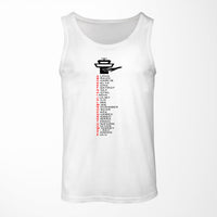 Thumbnail for Aviation Alphabet Designed Tank Tops