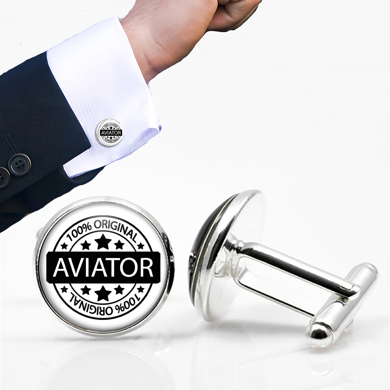 100 Original Aviator Designed Cuff Links