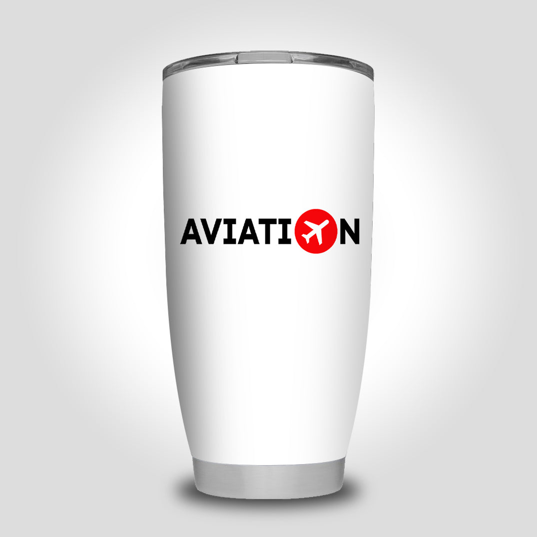 Aviation Designed Tumbler Travel Mugs