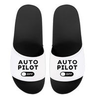 Thumbnail for Auto Pilot Off Designed Sport Slippers