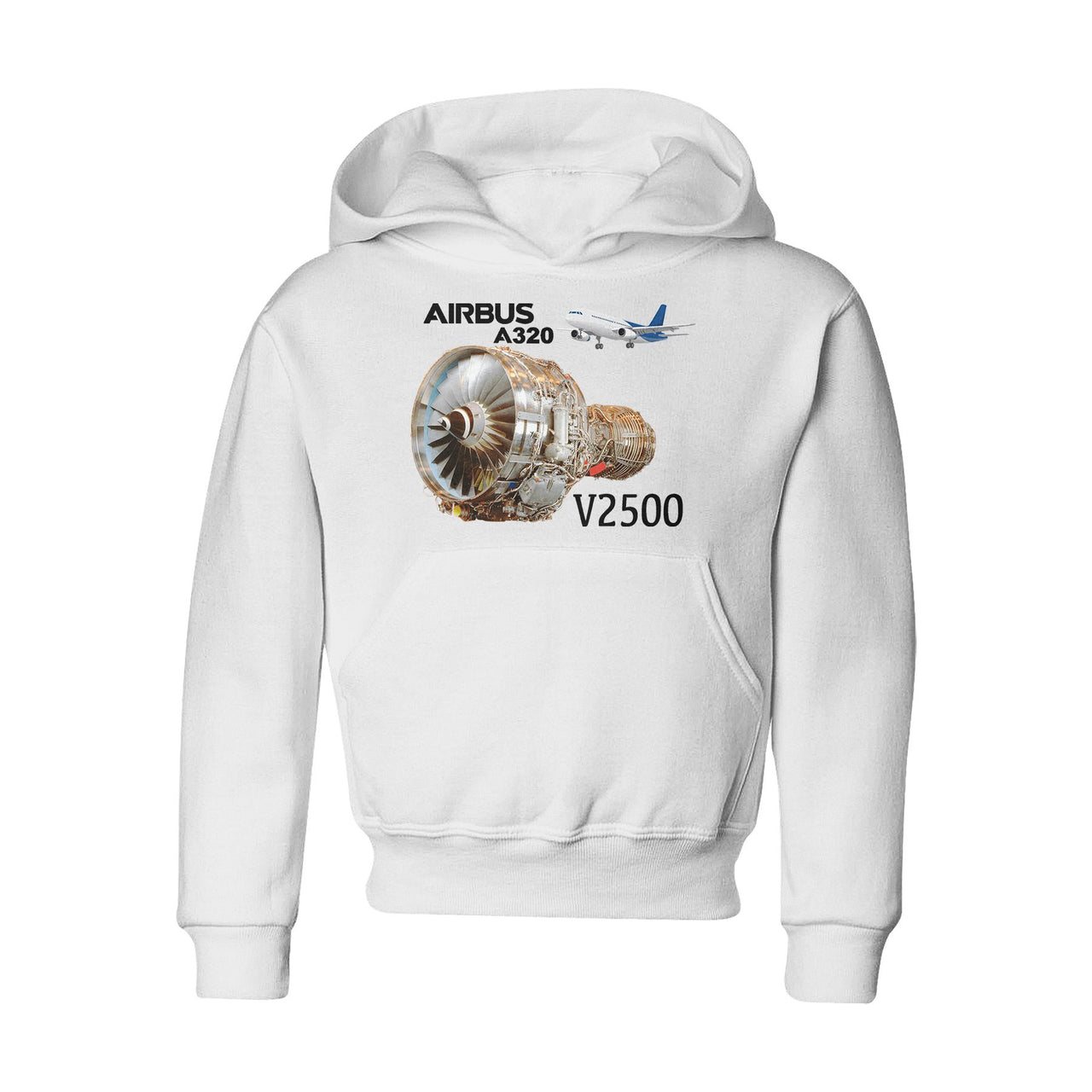 Airbus A320 & V2500 Engine Designed "CHILDREN" Hoodies