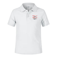 Thumbnail for Rule 1 - Pilot is Always Correct Designed Children Polo T-Shirts