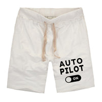 Thumbnail for Auto Pilot ON Designed Cotton Shorts