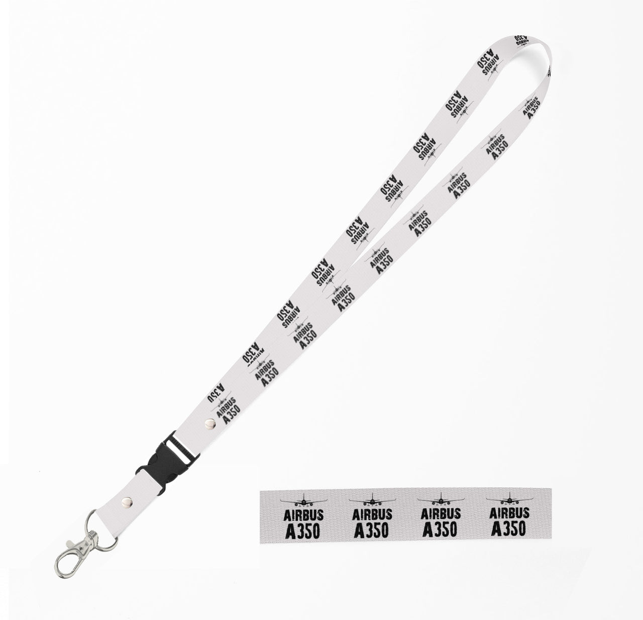 Airbus A350 & Plane Designed Detachable Lanyard & ID Holders
