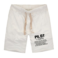 Thumbnail for Pilot [Noun] Designed Cotton Shorts