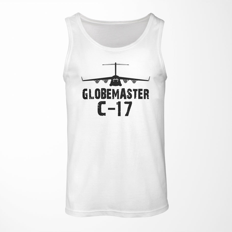 GlobeMaster C-17 & Plane Designed Tank Tops