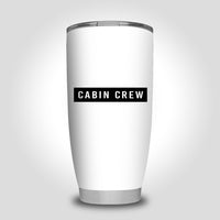 Thumbnail for Cabin Crew Text Designed Tumbler Travel Mugs