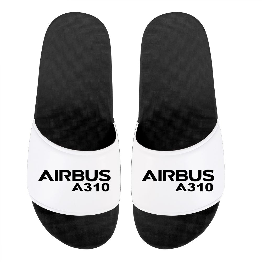 Airbus A310 & Text Designed Sport Slippers