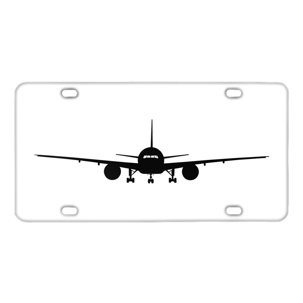 Boeing 777 Silhouette Designed Metal (License) Plates
